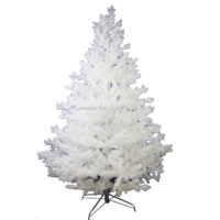 Base debout d'arbre de Noël blanc de nouvelle conception unique avec de pleines astuces de PE