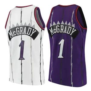 Retro Tracy McGrady Old Jersey Bóng Rổ Bán Buôn Khâu Cổ Điển Throwback #1 Tracy McGrady Bóng Rổ Jerseys