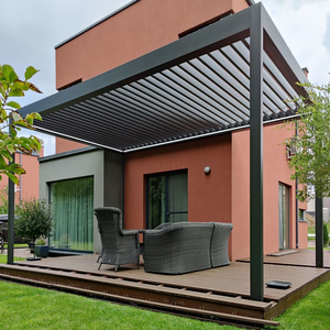 2-20% <span class=keywords><strong>de</strong></span> réduction Espaces extérieurs personnalisés Systèmes <span class=keywords><strong>de</strong></span> toit à persiennes américaines <span class=keywords><strong>Abri</strong></span> <span class=keywords><strong>de</strong></span> toit en <span class=keywords><strong>métal</strong></span> Porche couvert Petite pergola extérieure - Product Image 5