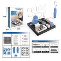 STEM éducation drôle logique jouet croix bosse Circuit choc Collision électrique tactile labyrinthe jeu pour les enfants