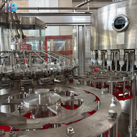 Machine de remplissage automatique d'eau en bouteille PET, équipement de remplissage de liquides industriel pour l'embouteillage de petite capacité