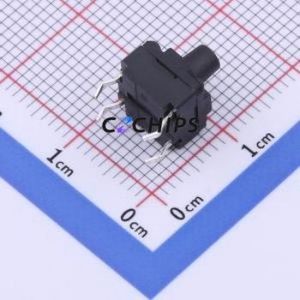 TS-1012-A11B3-D2 Tactile Switch Through hole Component (THT)-4P,8x8mm Switch Single Pole Single Throw Round Button 2.5N 8mm - Product Image 2