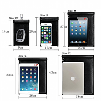 Sac Faraday personnalisé 5 pièces, ignifuge, bloquant les signaux, étanche, antivol, anti-traceur pour téléphone, clé de voiture, ordinateur portable, tablette