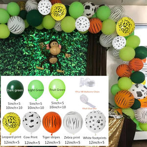 Kit de guirlande de ballons sur le thème de la jungle <span class=keywords><strong>pour</strong></span> enfants Garçons Fête d'anniversaire Baby Shower Décorations - Product Image 5