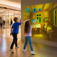 Projecteur mural interactif pour jeux multi-balles, sports et jeux interactifs