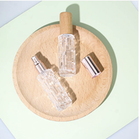 Flacons compte-gouttes cylindriques en verre pour huiles essentielles 10ml 15ml, avec bille roll-on en PP coloré mat, rechargeables, avec bouchon à vis, pour parfum et sérum de soin de la peau