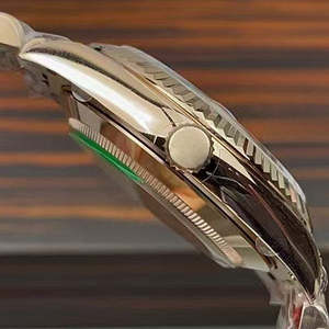 2025 montre mécanique pour hommes, or rose avec cadran marron, affichage du jour et de la date - Product Image 3