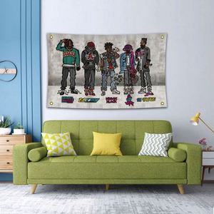 Factory Wholesale 3x5ft 90x150cm 100% Polyester Vivid Color Good Quality Custom <b>Flags</b> Banners Singer Fan <b>Flags</b> - Product Image 2