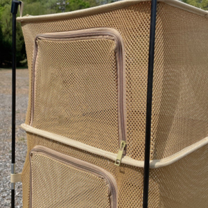 Cesta de Secado Plegable de 3 Niveles, Cuadrada, de Malla Transpirable, Portátil, para Interiores y Exteriores, para Picnic, Camping, MMC9000 O - Product Image 3