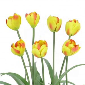 Oh Arts, Oferta Especial, Flores de Tulipán Artificiales, Decoración para el Hogar, en Maceta, para Navidad, Graduación, Halloween, Año Nuevo, Pascua, Fines Decorativos - Product Image 3