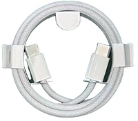 Câble de charge rapide tressé Weview Type C à C USB 5A Chargeur rapide en cuivre pur pour iPhone et ordinateur