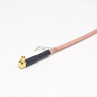 Câble MMCX à angle droit vers SMA/TNC/RP-SMA/BNC mâle/femelle RG316