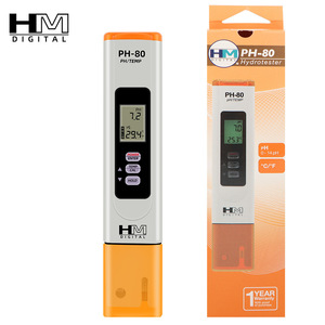 Testeur de pH portable Hm Digital Ph-80, testeur de qualité de l'eau, température 0,0-14,0 pH 1,0-55,0°C pour piscine, laboratoire, aquaculture - Product Image 4
