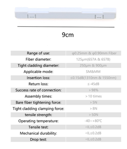 ขั้วต่อสายไฟเบอร์ออปติกสายไฟเบอร์ออฟติกแบบ L925BP 5ฟุตหัวต่อสายไฟเบอร์ออปติกแบบเย็นแพ็ก - Product Image 4