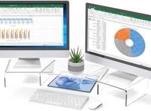 ขาตั้งจอคอมพิวเตอร์อะคริลิคแบบตั้งโต๊ะอุปกรณ์จัดระเบียบแบบตั้งได้อุปกรณ์เสริมทันสมัย - Product Image 2