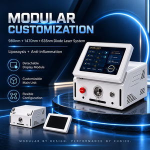 Système laser à diode 3 en 1 avec 980 nm, 1470 nm, 635 nm pour usage professionnel en salon - Product Image 6