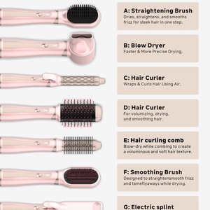 Cepillo Secador de Pelo Multi-Iónico con Función de Alisado y Rizado - Product Image 5