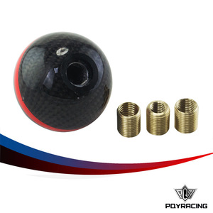 Pomo de palanca de cambios de fibra de carbono M8 M10 M12 universal para coches japoneses, diseño ergonómico - Product Image 5