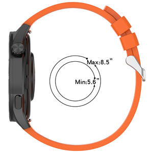 Para <span class=keywords><strong>Xiaomi</strong></span> Watch S4 22MM silicona + correas de reloj de nailon correas de pulsera deportivas para <span class=keywords><strong>Xiaomi</strong></span> Watch S3 S4 correa de muñeca de repuesto deportiva - Product Image 6