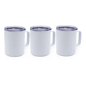 Mỹ Kho 12 Oz Thép Không Gỉ Tái Sử Dụng Cách Nhiệt Thăng Hoa Cà Phê Trà Mug Cho Thăng Hoa DIY In Ấn Cup