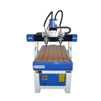 Mini Router CNC 6090 de 3 Ejes, Máquina de Tallado de Madera CNC 3D, Máquina Cortadora de Madera con Refrigeración por Agua, Mesa de Aluminio con Ranura en T