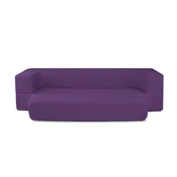 Sofá cama futón plegable, sofá de espuma viscoelástica, sofá cama  convertible, sofá plegable de tela de algodón y lino Tatami para espacios  pequeños