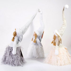 Muñeco de Gnomo Ángel Retráctil, Adorable Figura de Peluche Ecológica Navideña, Piernas Largas, Material de Poliéster, 39 cm, Decoración Festiva - Product Image 3