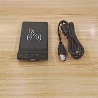 Pembaca Kartu RFID Proximity Desktop Plastik Smart USB 125KHz 13.56Mhz EM IC  Baca & Tulis