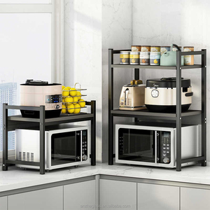 Precio de fábrica OEM multicapa Metal cocina Mesa microondas electrodoméstico estante de almacenamiento <span class=keywords><strong>para</strong></span> uso doméstico - Product Image 1