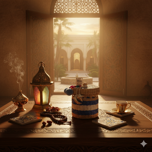 Sustainable Modern Woven Bamboo/Rattan Circle Storage <b>Basket</b> with Secure Lid Decor Organizer for <b>Gifts</b> and Home Use - Product Image 4