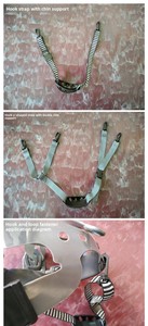 خوذة سلامة للبناء، قبعة صلبة بحزام ذقن على شكل حرف T، طراز غير مشقوق AQMD مع 4 نقاط تعليق - Product Image 2