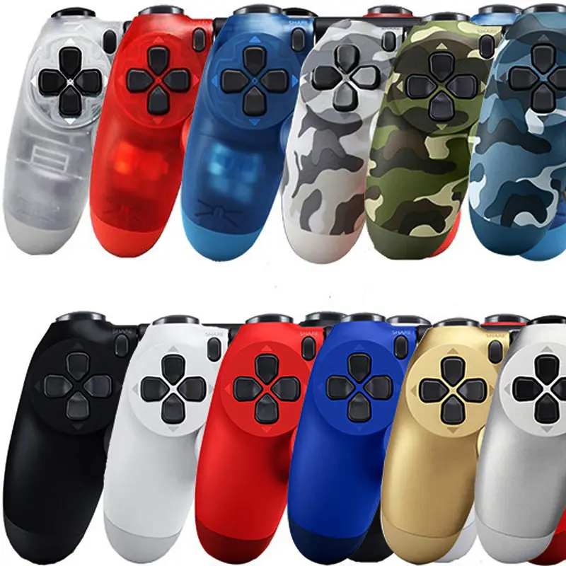 Sıcak satış 22 renkler BT çift titreşim oyun denetleyicisi için PS4 PS3 kablosuz Gamepad USB Joystick oyun konsolu PS4/PC/Android/IOS