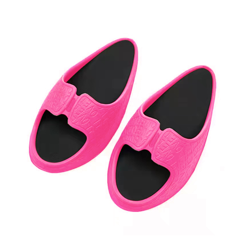 Women's Rocking Sole Slippers - Fitness Weight Loss Platform Shoes For Leg Shaping & Massage - View #7