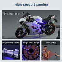 Escáner 3D Portátil Sermoon S1 con Láser Azul, Grado de Metrología 0.02mm para Proyectos de Ingeniería