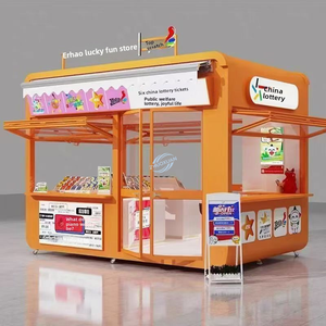 Personalized Mobile Vending Kiosk, Street Night Market Milk Tea Cart, Mobile Vendor Booths For Park Commercial Use - Product Image 3