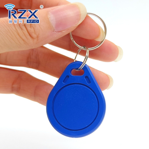 RZX Versand bereit 13,56 MHz Schlüssel bund Programmier barer Aufzug Zugangs kontrolle Schlüssel anhänger RFID-Tag - Product Image 2