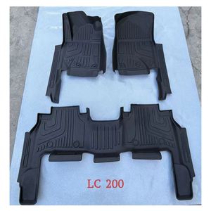 Tapis de sol de voiture en PVC 3,5 mm d'épaisseur, 5 pièces, toutes saisons, ensemble complet pour Prado 2006-2025, ajustement spécifique au véhicule - Product Image 1