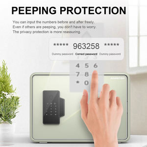 Caja Fuerte de Seguridad con Teclado Digital, Estante Extraíble y de Altura Ajustable para Efectivo, Objetos de Valor, Joyas y Documentos - Product Image 6