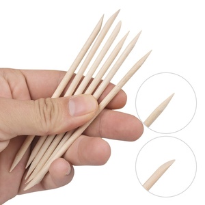 Palitos de Madera para Uñas, Empujador y Removedor de Cutículas de Doble Cara, Herramienta de Manicura y Pedicura para Arte de Uñas, Accesorios para Tatuajes - Product Image 5