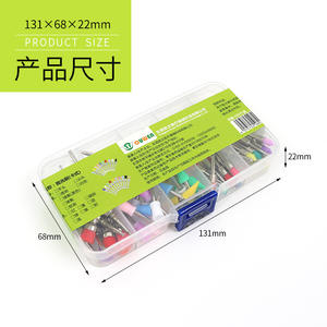 Ensemble de coupelles de polissage dentaire, machine de polissage à faible vitesse, brosse de polissage, bol coloré, brosse à tête plate, tête pointue - Polisseur à ongles - Product Image 6