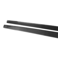 Jupes latérales en fibre de carbone (style FD) pour Audi RS5 berline 2021 2022 – Pièces d'extension de pare-chocs