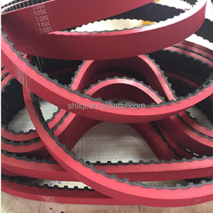 Sabuk Sinkron Film Tarik Vakum dengan Lapisan Karet Vulkanisir Merah Impor Tanpa Sambungan untuk Mesin Pengemasan VFFS - Product Image 4