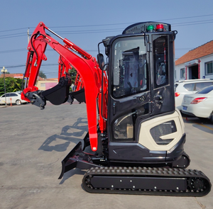 Japón Kubota motor diesel hidráulico Mini excavadora de orugas hidráulico 2.5Ton pequeña excavadora de orugas para la venta - Product Image 3
