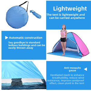 Tente de plage légère pour l'été avec protection UV E-RIKE, pliable, automatique, pour enfants, pour l'extérieur - Product Image 3