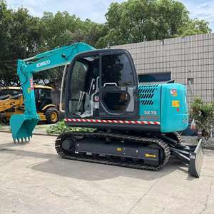 Excavadora Usada KOBELCO SK75 con Capacidad de Cucharón de 0.28m, Yanmar, Precio Bajo, SK75SR, Control Optimizado, Tecnología Avanzada - Product Image 2