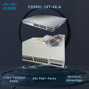 สำหรับ Catalyst 9300L-24T-4X-A สวิตช์จัดการ 24 พอร์ต 4 Gigabit SFP Uplinks ของแท้ใหม่เอี่ยม รับประกัน 1 ปี QoS SNMP ซีลใหม่ - Product Image 2