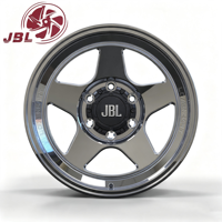 Nouvelles jantes monobloc JBL 16-24 pouces en alliage d'aluminium forgé, finition bronze brossé, lèvre polie, cinq branches, concave profond, 6x139.7, garantie 5 ans