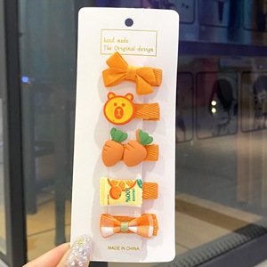Hair <b>clips</b> and hair accessories for little girls, full-coverage fabric hair <b>clips</b> that won't damage hair, baby hair <b>clips</b>, - Product Image 2