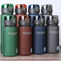 Bouteille d'eau potable pour le sport avec logo personnalisé Bouteilles d'eau vides en plastique recyclées en vrac