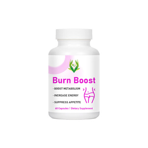 OEM ODM Burn Boost Capsules with Raspberry Ketone Supercharge <b>Your</b> Metabolism Energy Curb Cravings Green Tea Burn Boost Capsules - Product Image 1